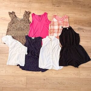 WOMENS SIZE SMALL BOUTIQUE SPRING SUMMER TOP BLOUSE SHIRT BUNDLE